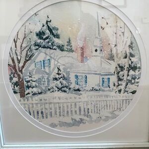 Framed art work Emily L Johnson NH